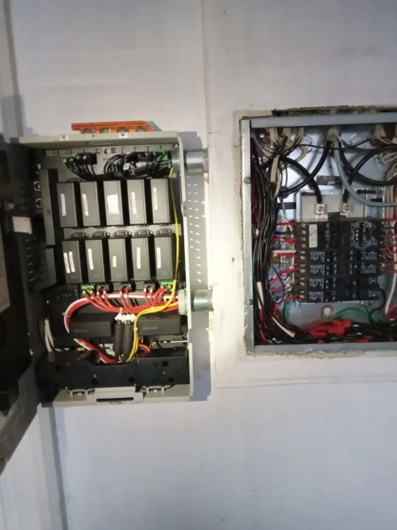 Electrical panel upgrade completed for Ring Doorbell Installation in Selma